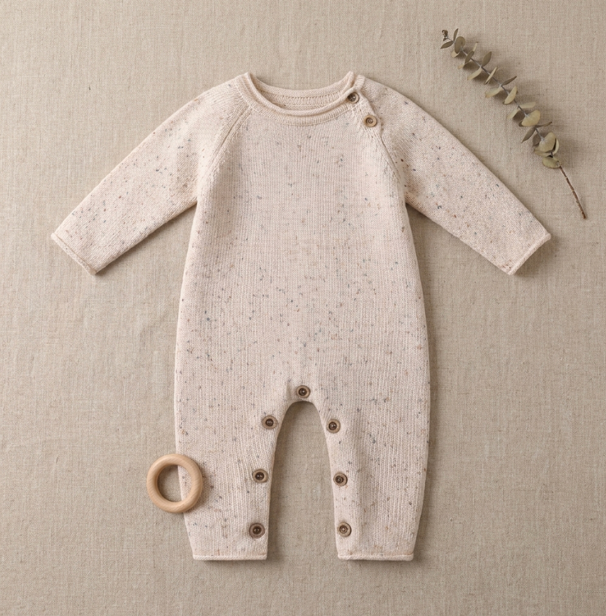 The Speckled Knit Jumpsuit