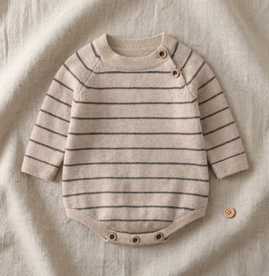 The Breton Stripe Romper