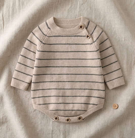The Breton Stripe Romper