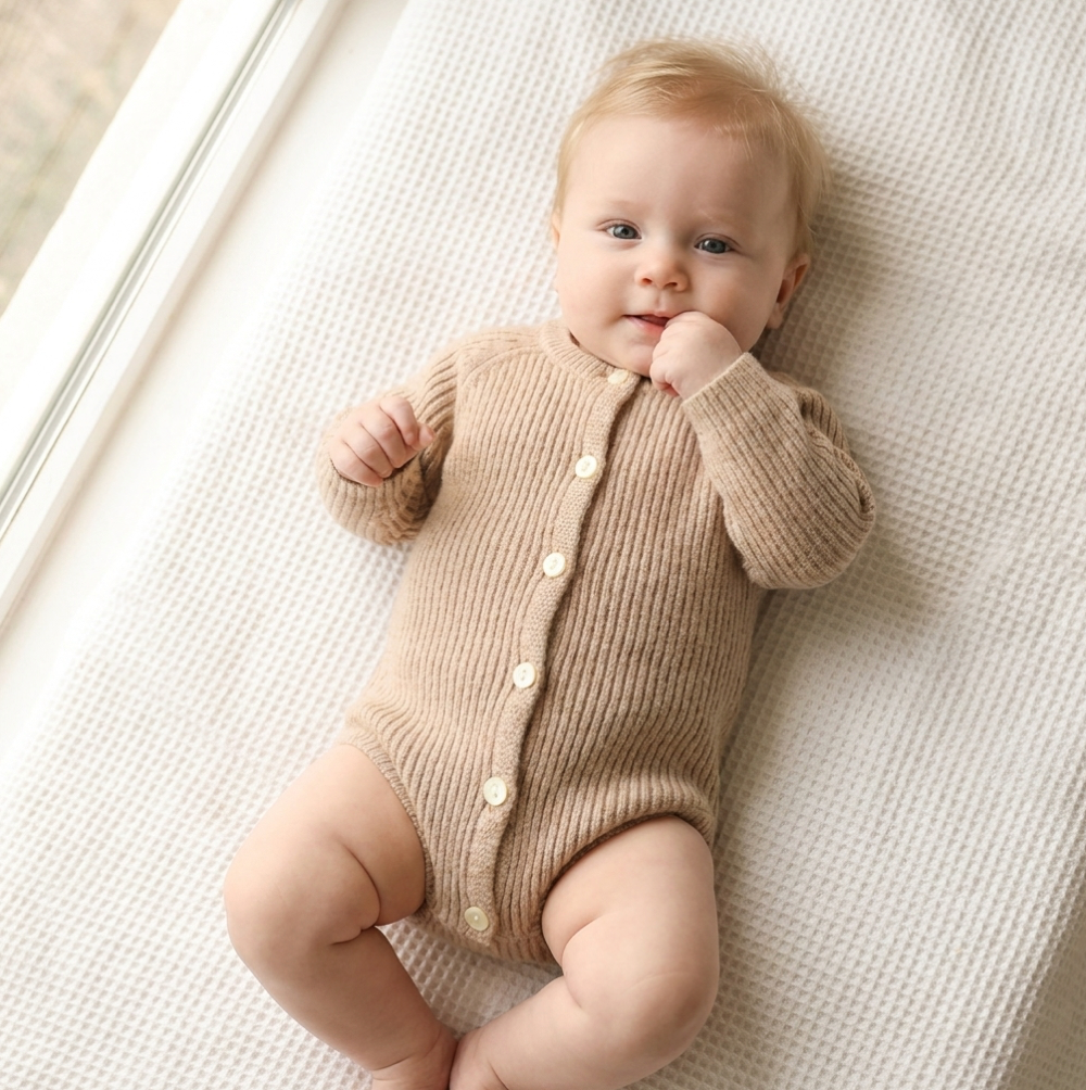 The Ribbed Knit Romper