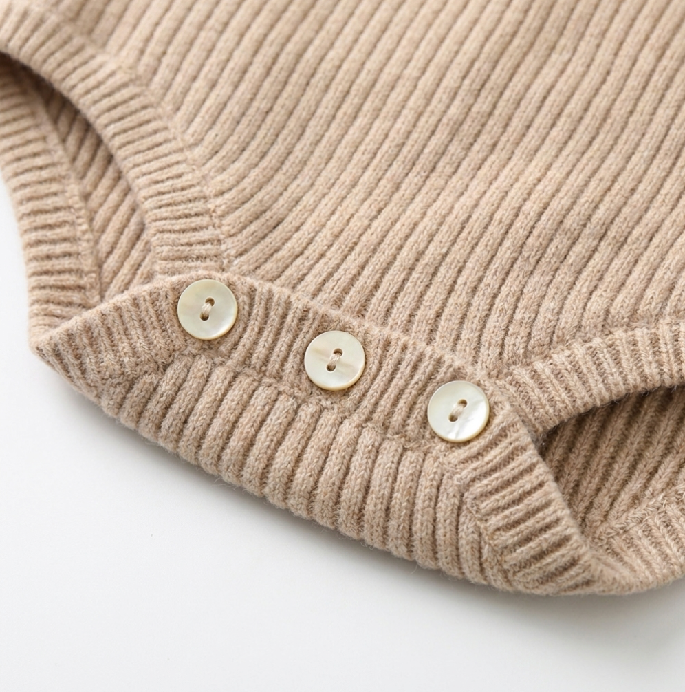 The Ribbed Knit Romper