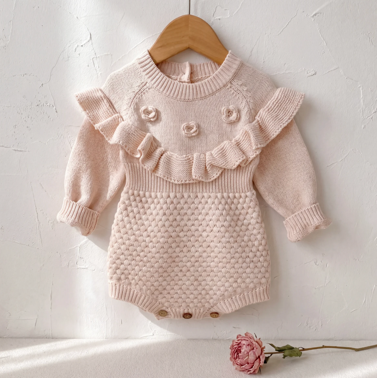 The Rosette Ruffle Romper