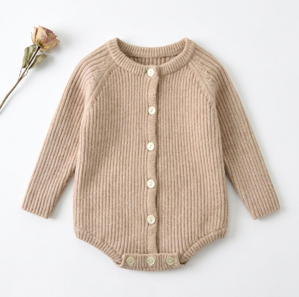 The Ribbed Knit Romper